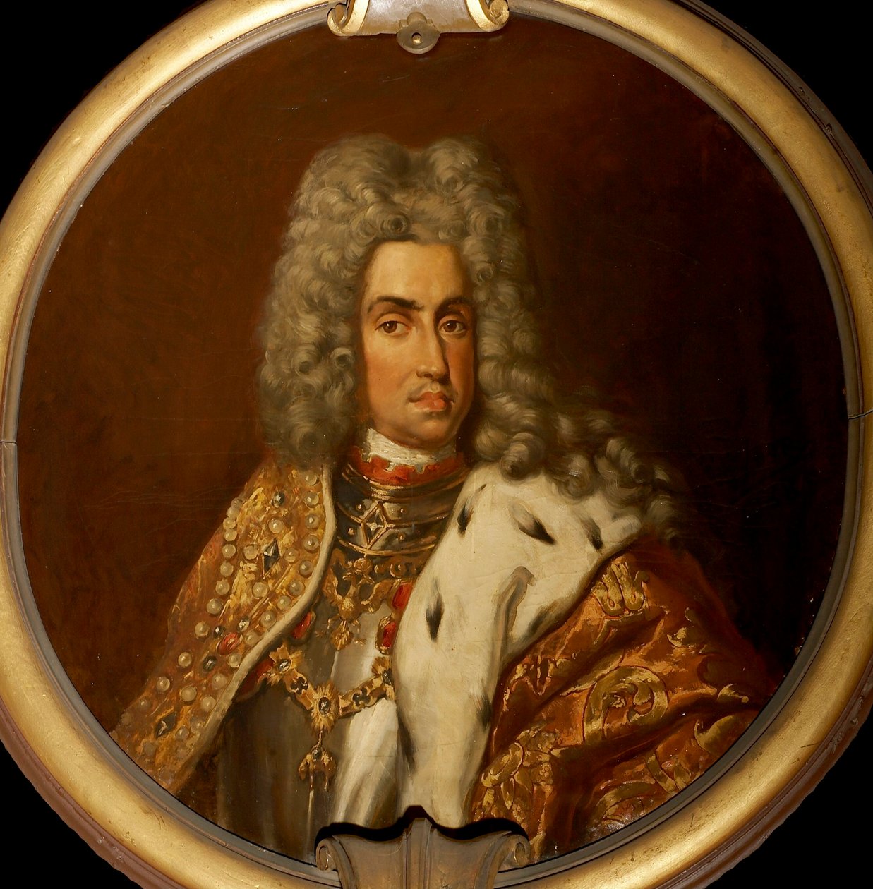 Portræt af Charles VI 1685-1740, hellig romersk kejser, 1885. af Eugene Joors