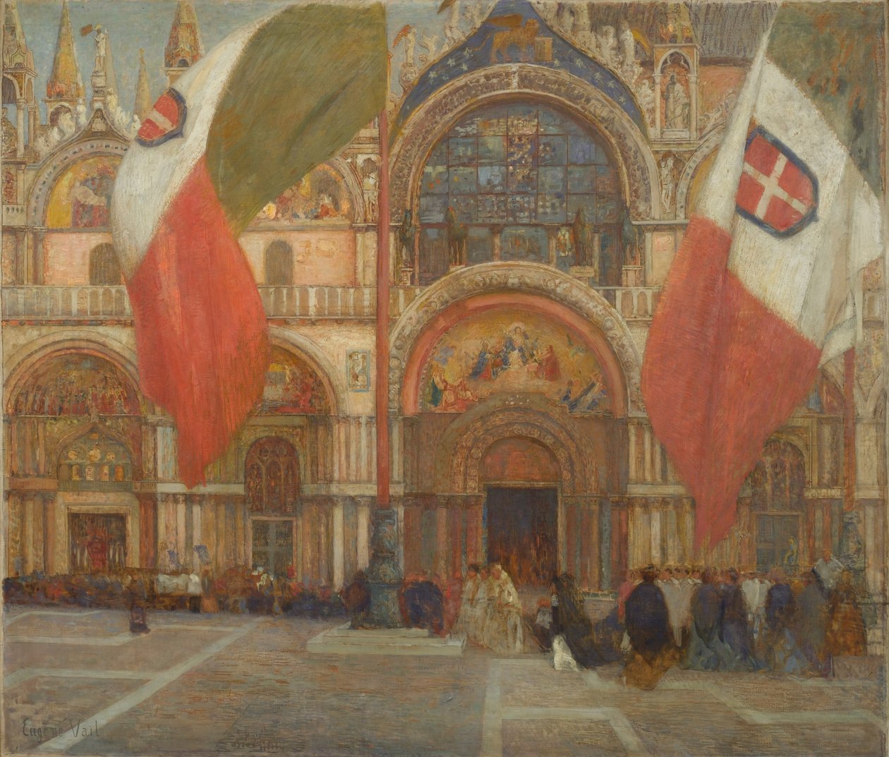 Festdag i Venedig, ca. 1904 af Eugene Lawrence Vail