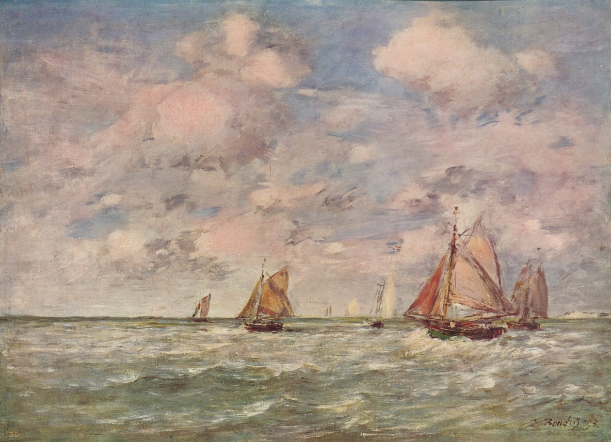 Et havlandskab, c1850 af Eugene Louis Boudin