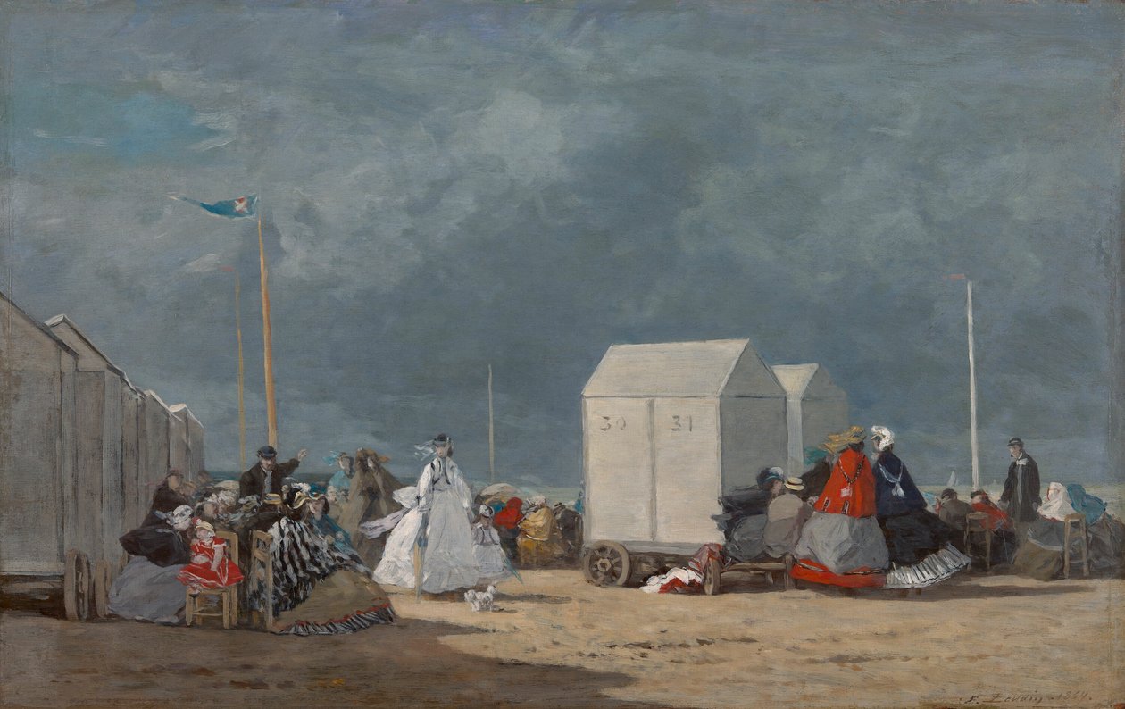 Stormen nærmer sig af Eugene Louis Boudin