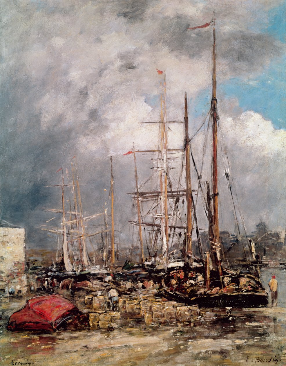 Fecamp, Sildefiskere, 1892-94 af Eugene Louis Boudin