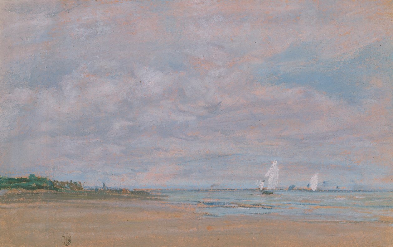 Fiskerbåde af Eugene Louis Boudin