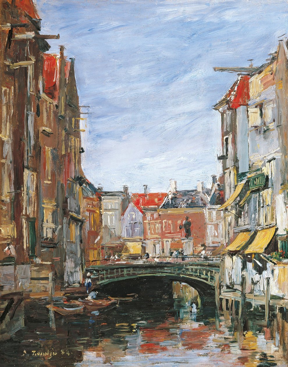 La Place Ary Scheffer, Dordrecht af Eugene Louis Boudin