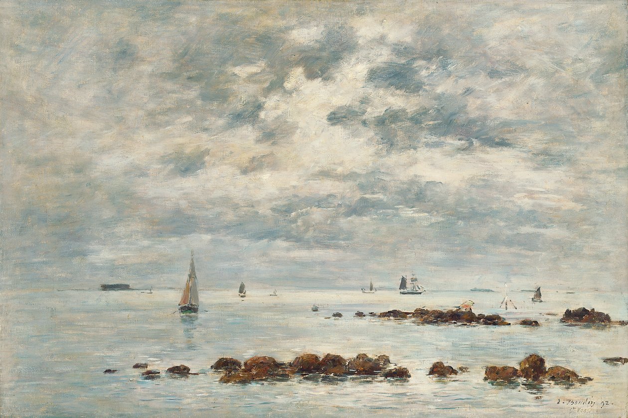 Lavvande, Saint Vaast la Hougue, 1892 af Eugene Louis Boudin