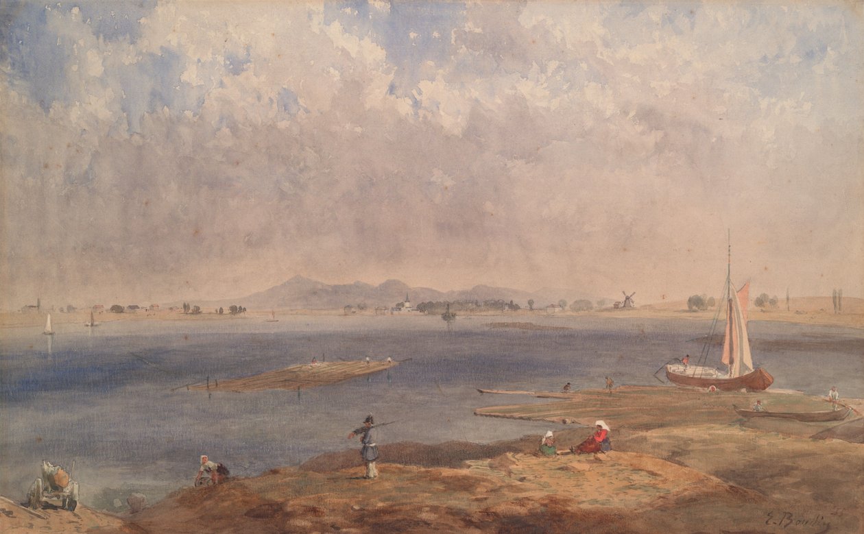 Havlandskab i Bretagne af Eugene Louis Boudin