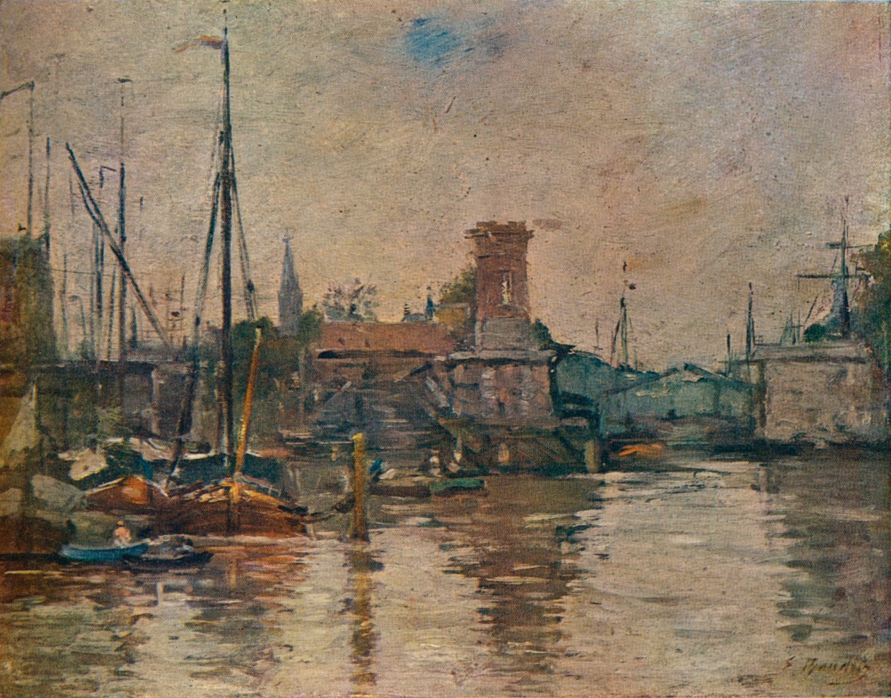 Skibsfart, 1800-tallet af Eugene Louis Boudin