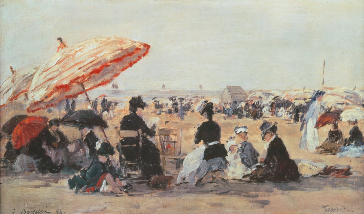 Stranden af Eugene Louis Boudin