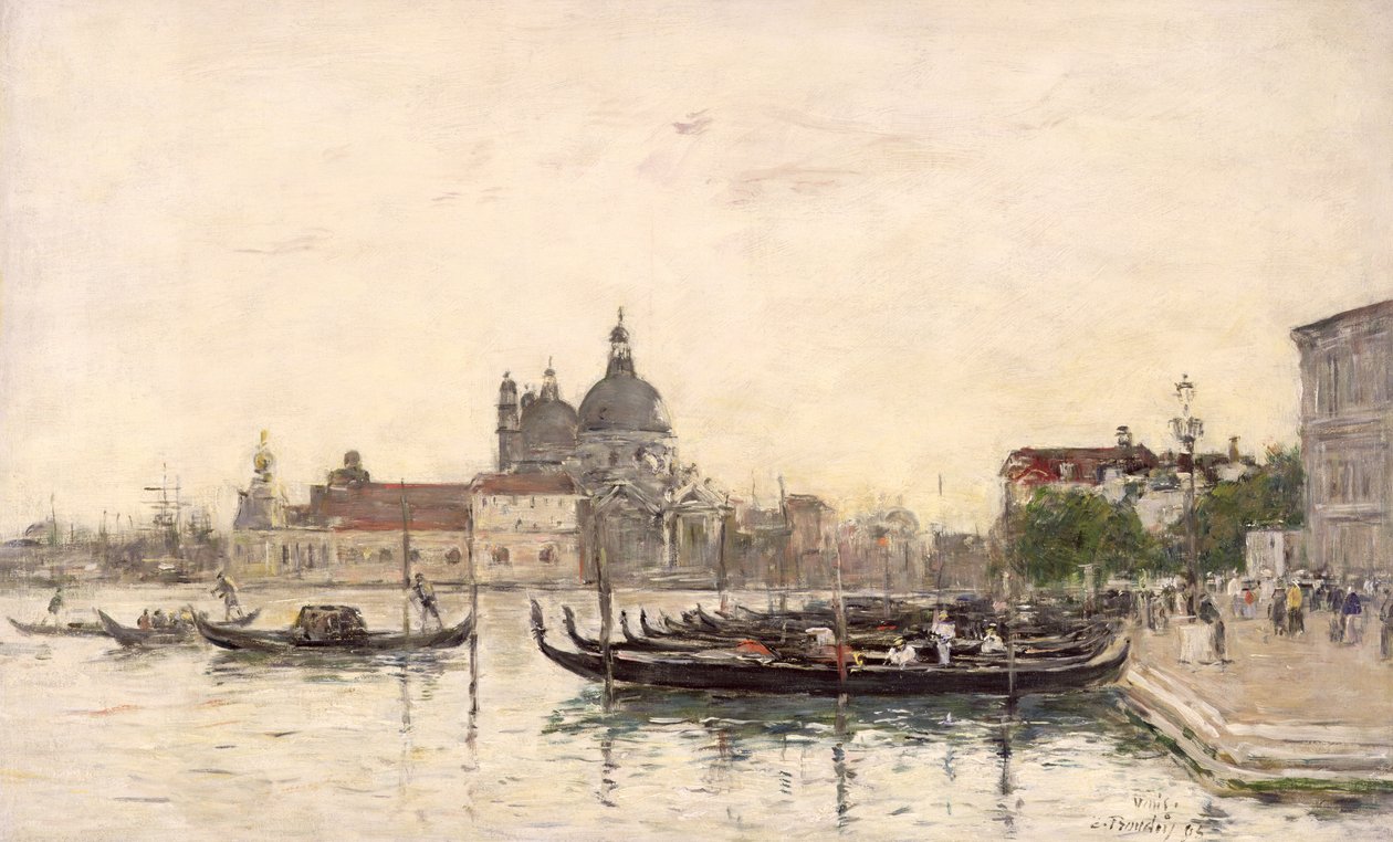 Venedig, Molo af Eugene Louis Boudin