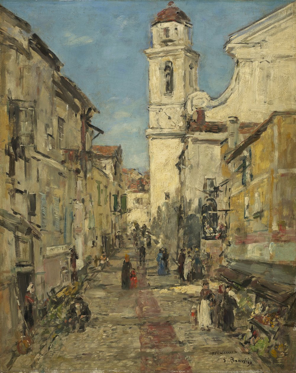 Villefranche, ca. 1892 af Eugene Louis Boudin