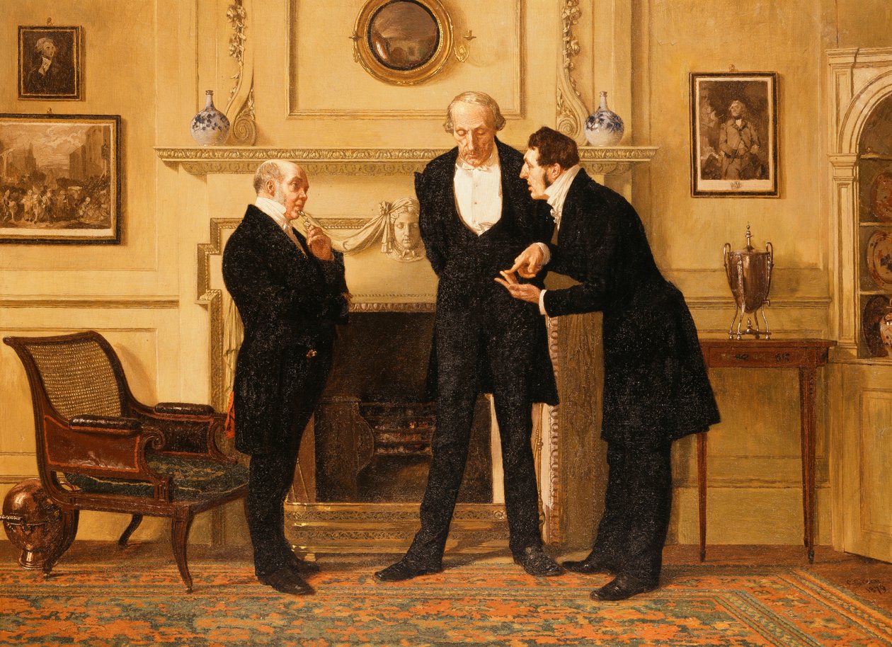 Figurer i et interiør, af Eugene Louis Lami