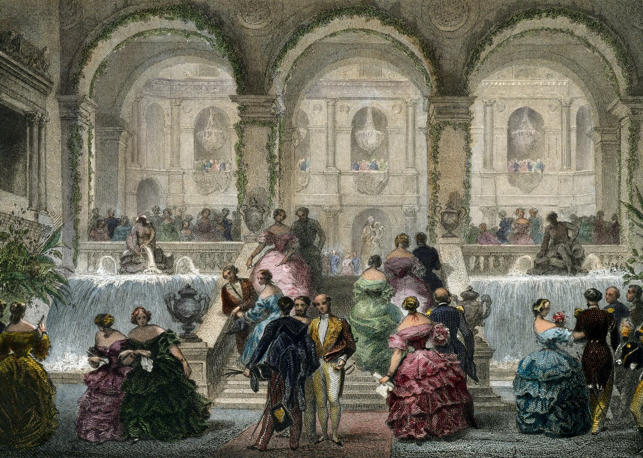 Paris, fest på Hotel de Ville af Eugene Louis Lami