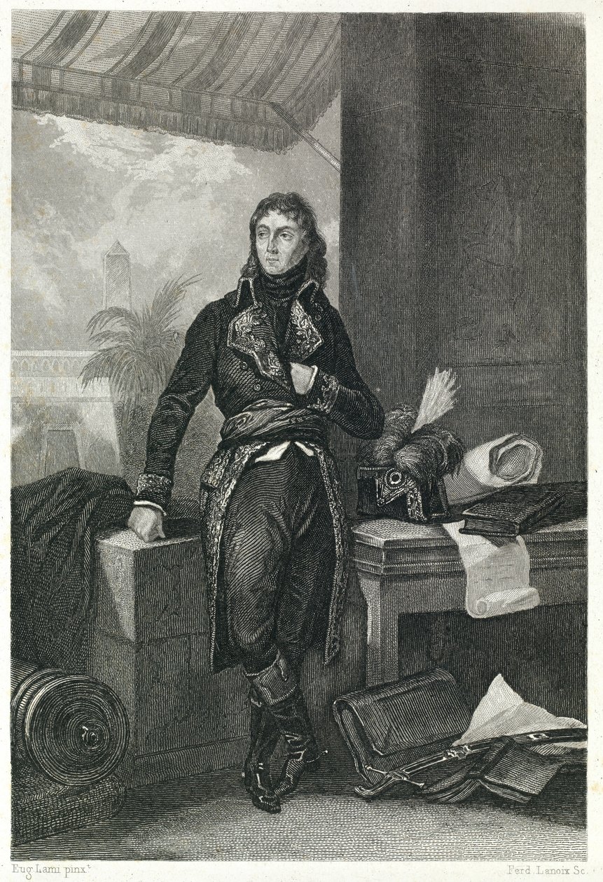 Portræt af general Louis Charles Antoine Desaix af Eugene Louis Lami