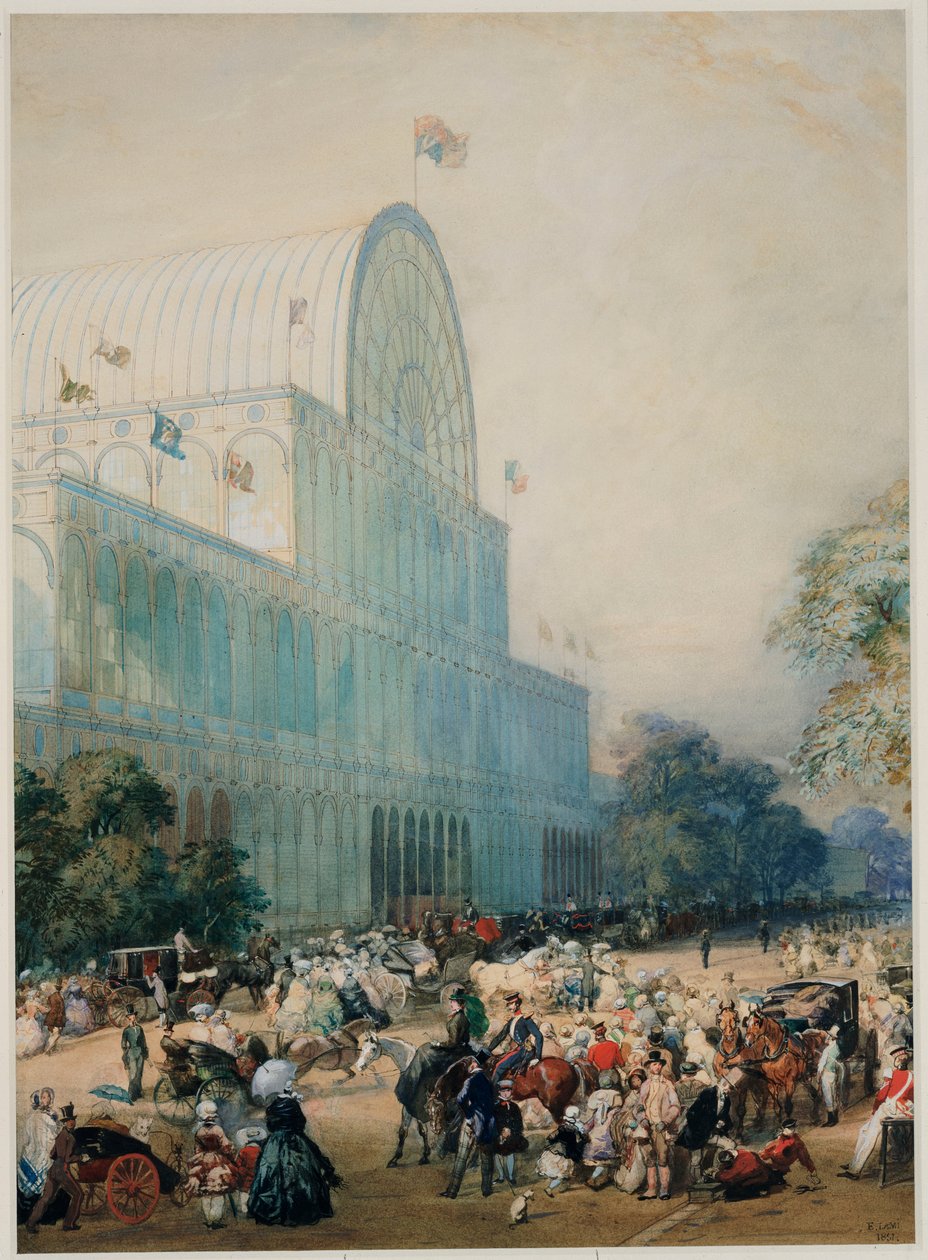 Indvielsen af Krystalpaladset, 1851 af Eugene Louis Lami