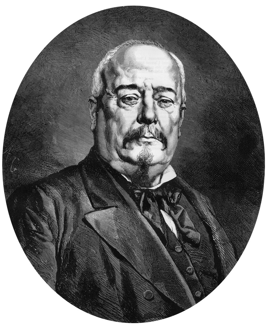 Francois-Achille Bazaine, gravering efter foto af Maunoury af Eugene Manoury