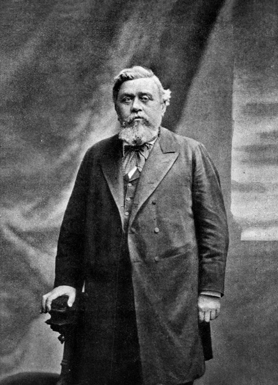 Armand Fallieres (1841-1932) var formand for det franske senat i 1899-1906 og derefter præsident for den franske republik i 1906-1913. af Eugene Pirou