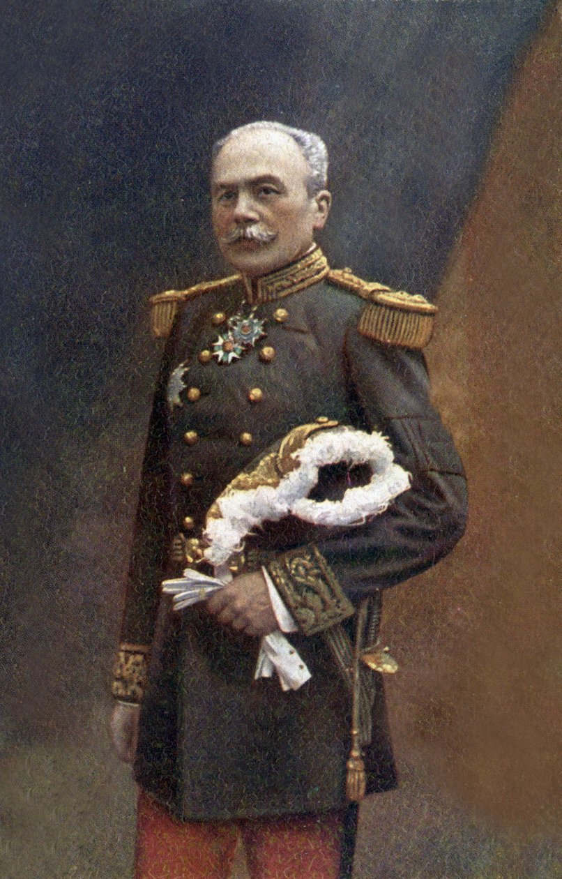 Fernand de Langle de Cary (1849-1927) fransk officer under ww1 (Verdun), foto af Eugene Pirou af Eugene Pirou
