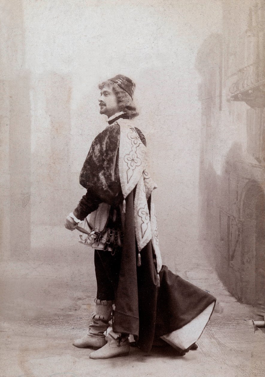 Den franske komiker Dauvillier, ca. 1900, foto af Eugene Pirou af Eugene Pirou