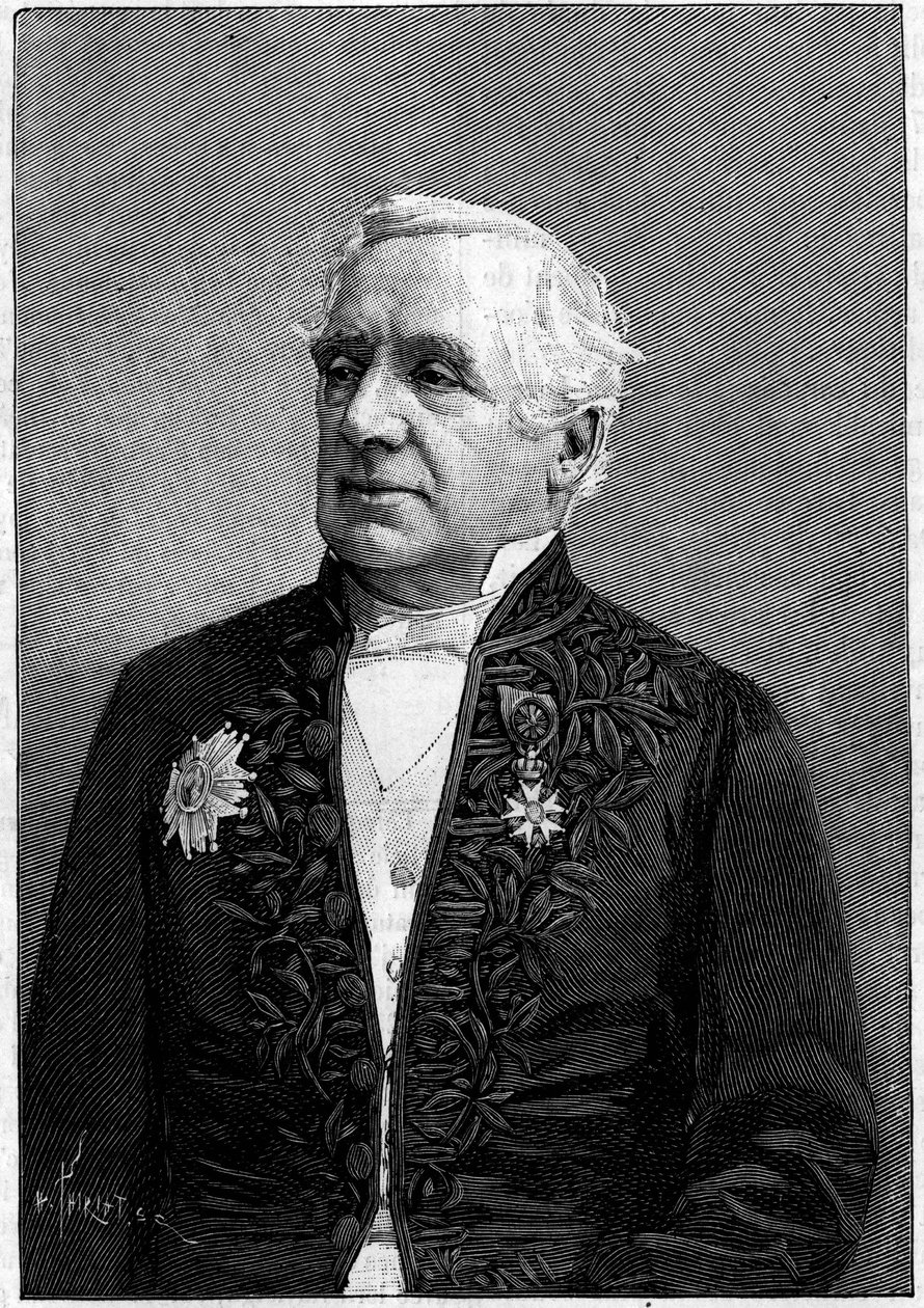 Portræt af baron Felix Hippolyte Larrey (1808-1895), fransk kirurg, medlem af Akademiet for Videnskaber og Akademiet for Medicin af Eugene Pirou