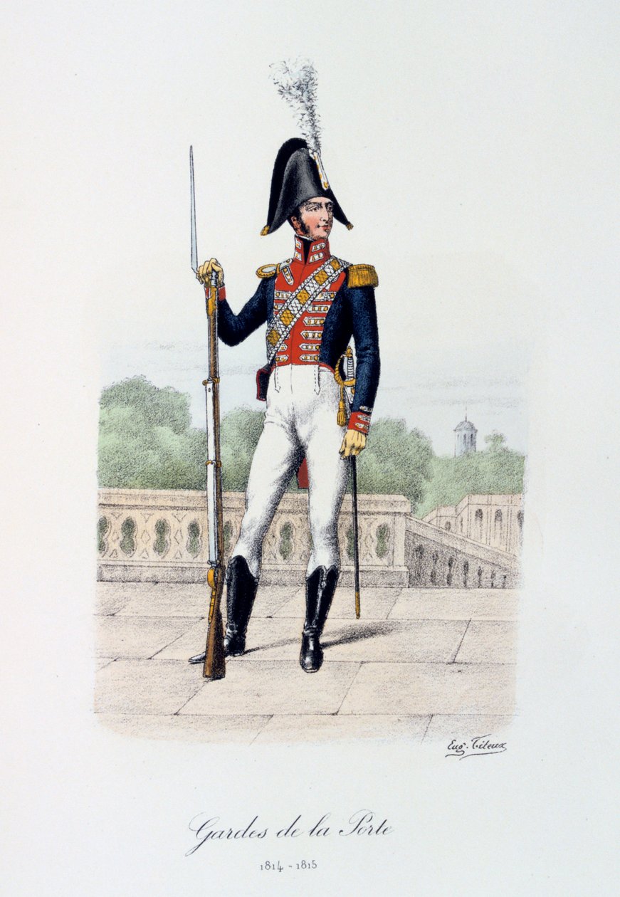 Portvagter, 1814-15 af Eugene Titeux