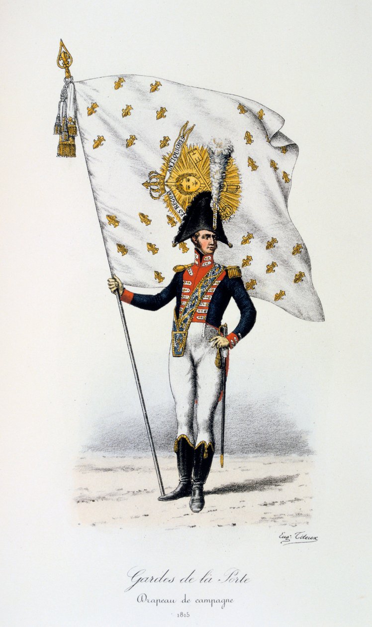 Portvagter, Kampagneflag, 1815 af Eugene Titeux