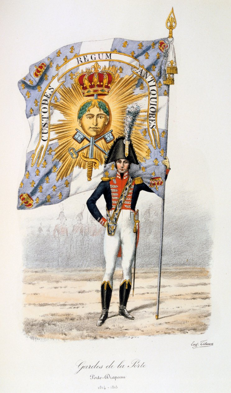 Portvagter, fanebærer, 1814-15 af Eugene Titeux