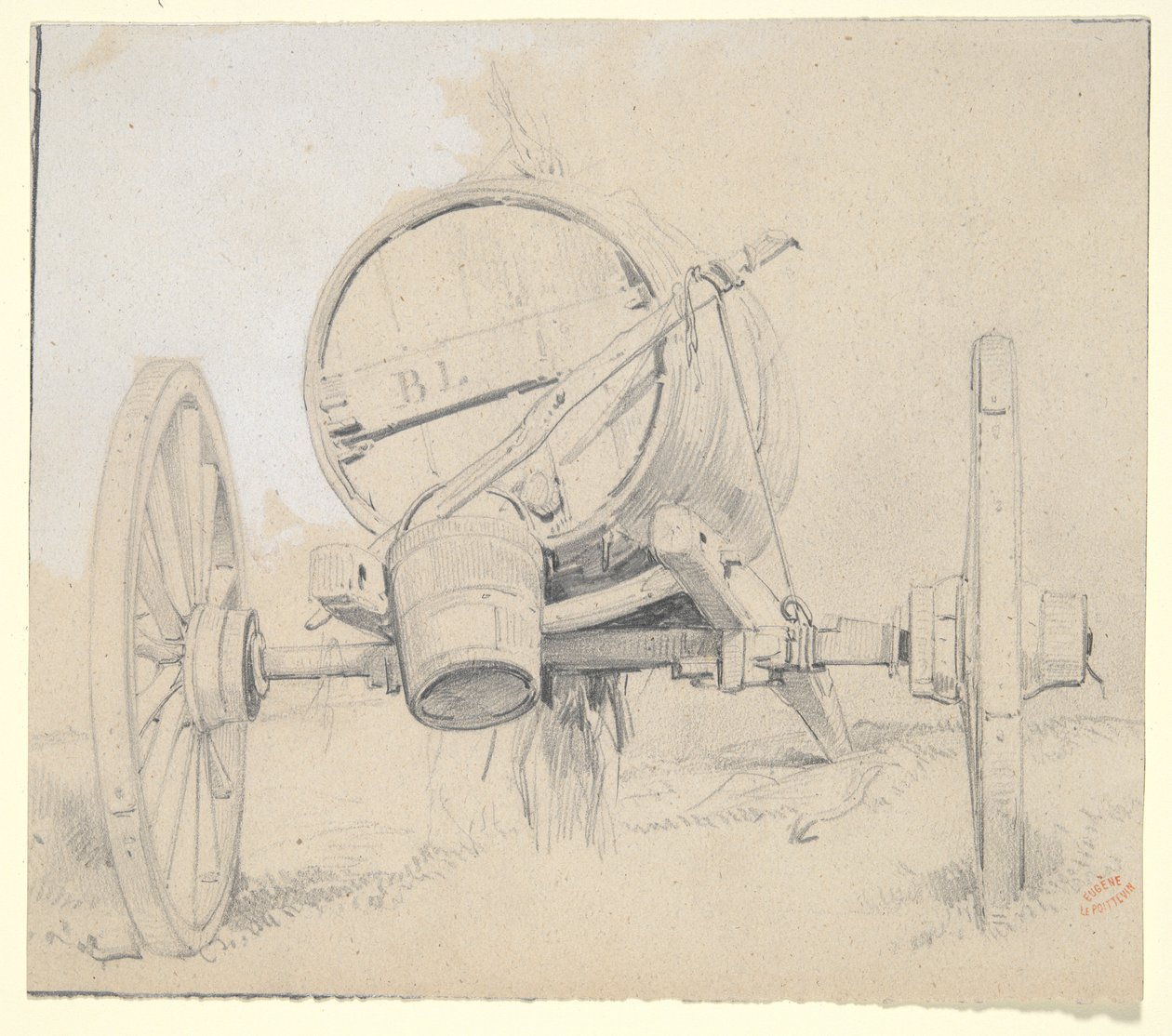 Vandvogn af Eugene le Poittevin