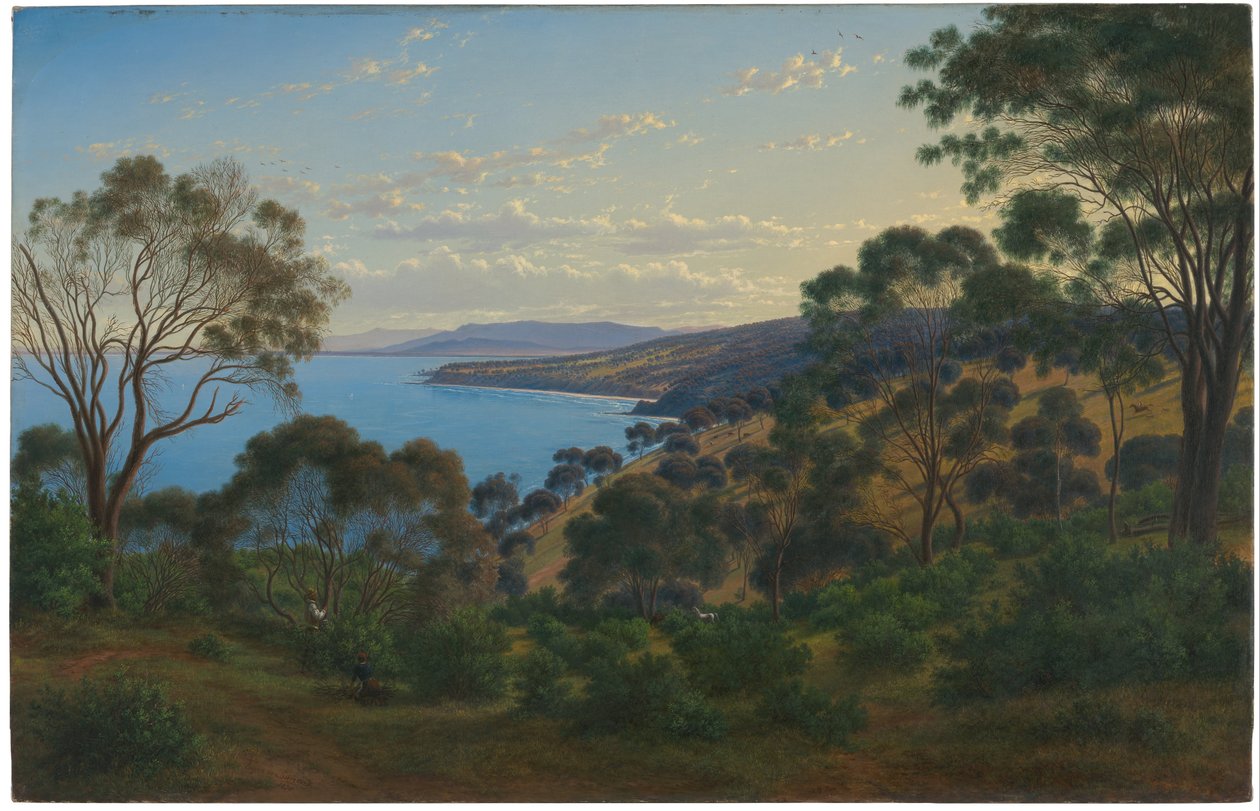 Dandenong Ranges fra "Beleura" af Eugene von Guérard