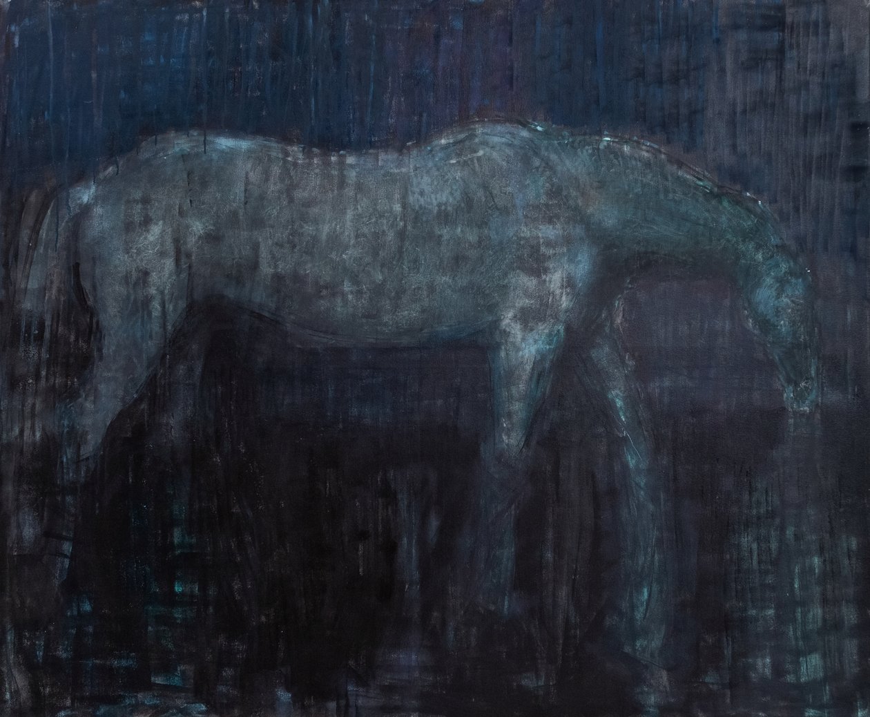 Søvngænger 3 (olie, pigment, linned) af Eugenie Vronskaya