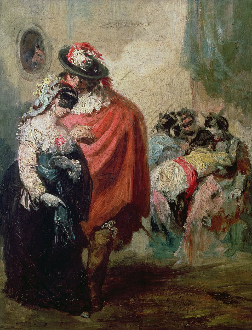 Maskerade af Eugenio Lucas y Padilla