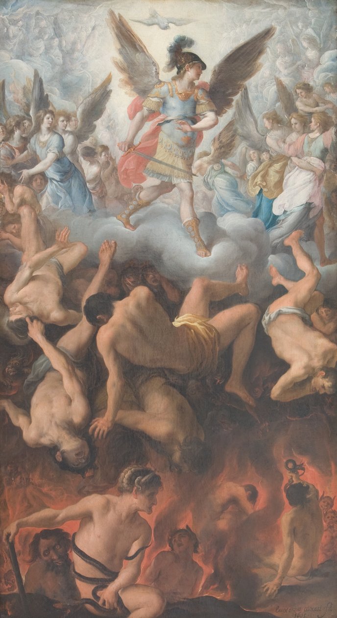 De oprørske engles fald af Eugenio Cajés