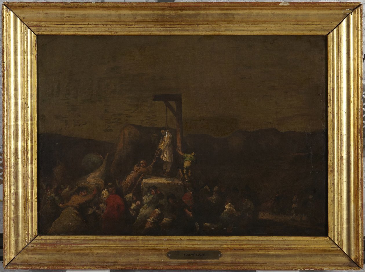 Die Hinrichtung af Eugenio Lucas Velázquez