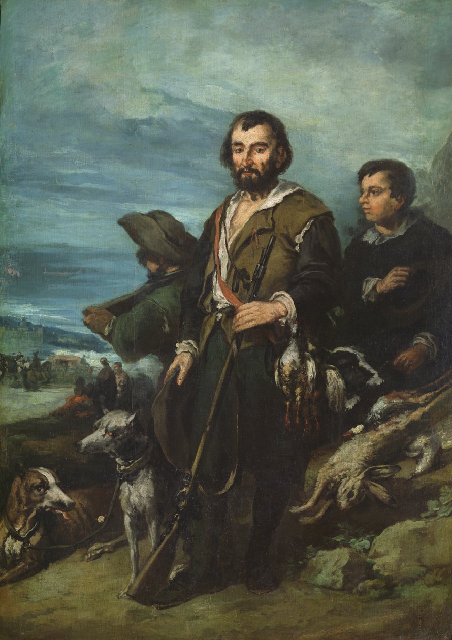En jagtmand, 1862 af Eugenio Lucas Velázquez