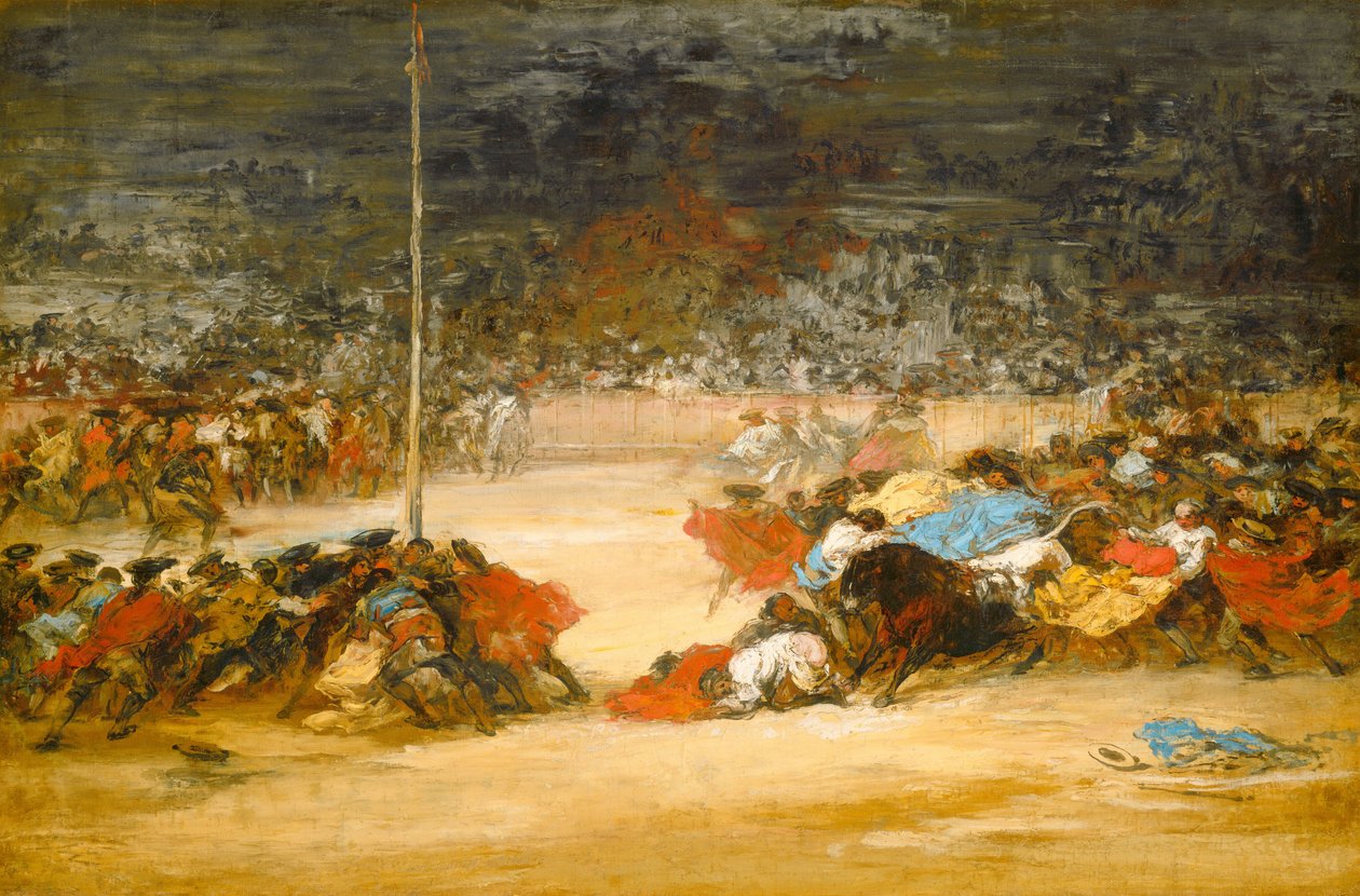 Tyrefægtningen, ca. 18901900. af Eugenio Lucas Villamil