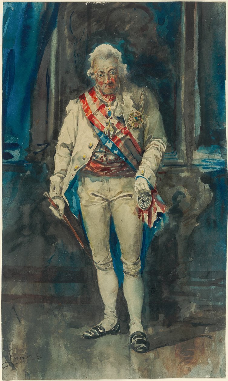 Kong Karl IV af Spanien af Eugenio Lucas y Padilla