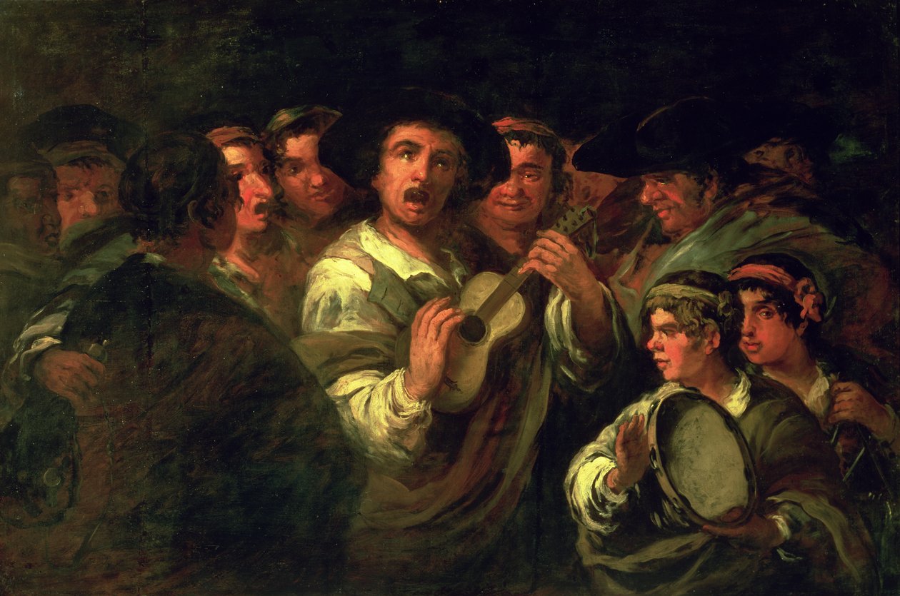 The Serenaders (olie på lærred) af Eugenio Lucas y Padilla