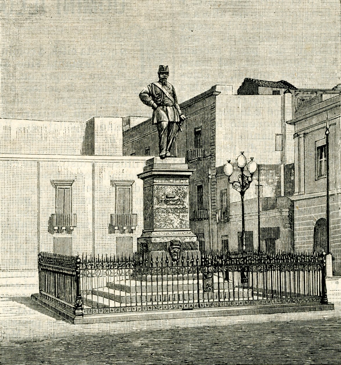 Monument til Vittorio Emanuele II (1820-1878), af Eugenio Maccagnani (1852-1930), Lecce, Apulien, Italien af Eugenio Maccagnani