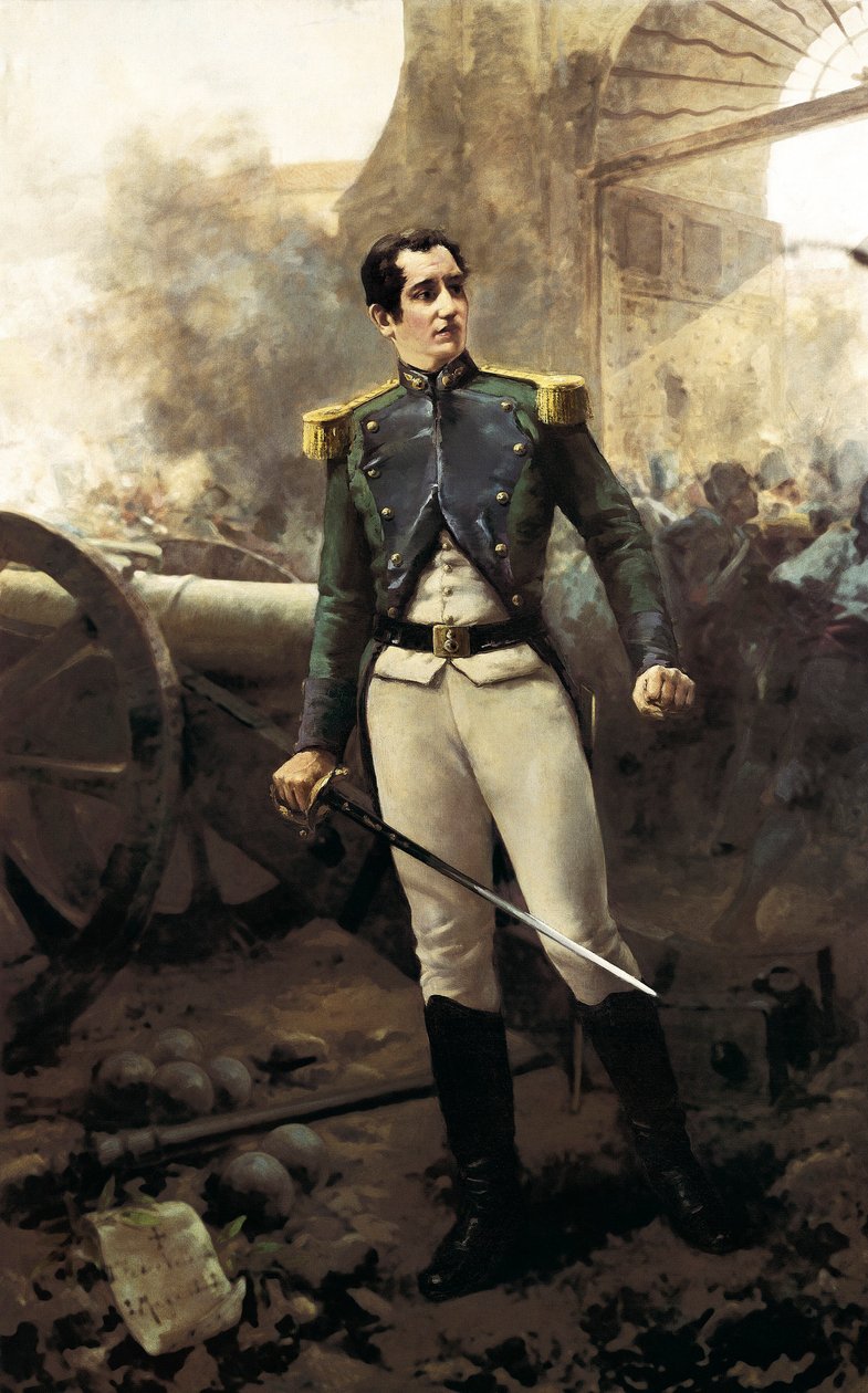 Portræt af Pedro Velarde og St. John (1779-1808), spansk militærmand, 2. maj 1808 (olie på lærred) af Eugenio Oliva y Rodrigo