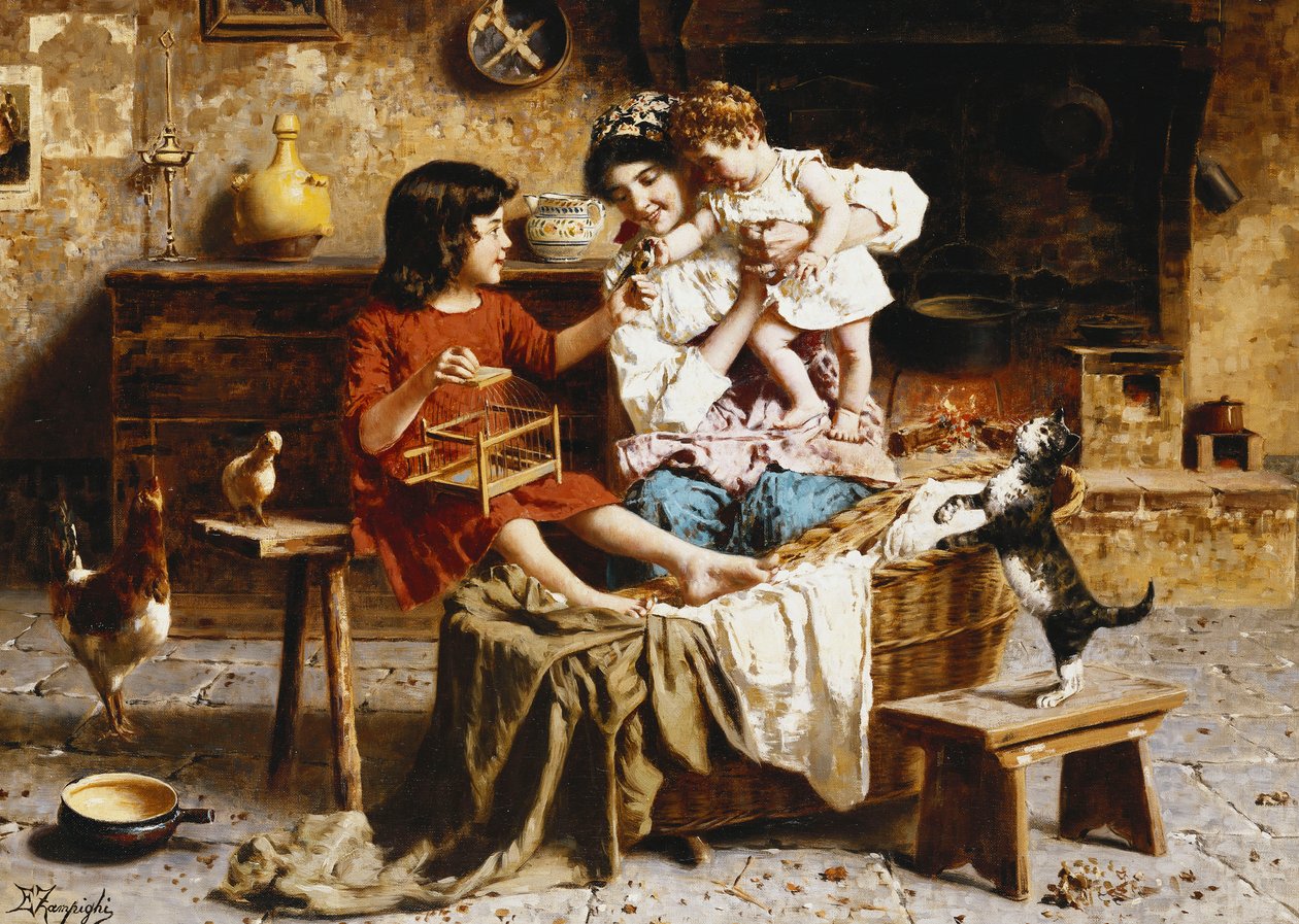 Sjov baby af Eugenio Zampighi