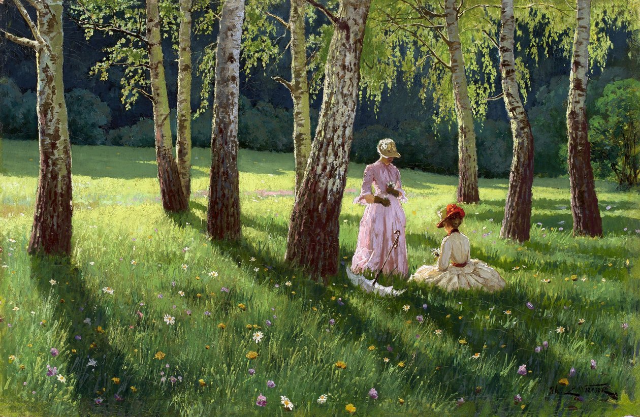 To kvinder i en skov af Eugeniusz Wrzeszcz