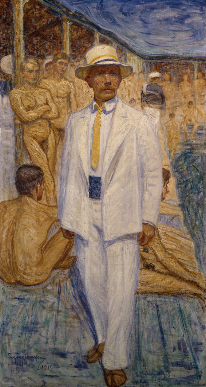 Selvportræt af Eugène Jansson