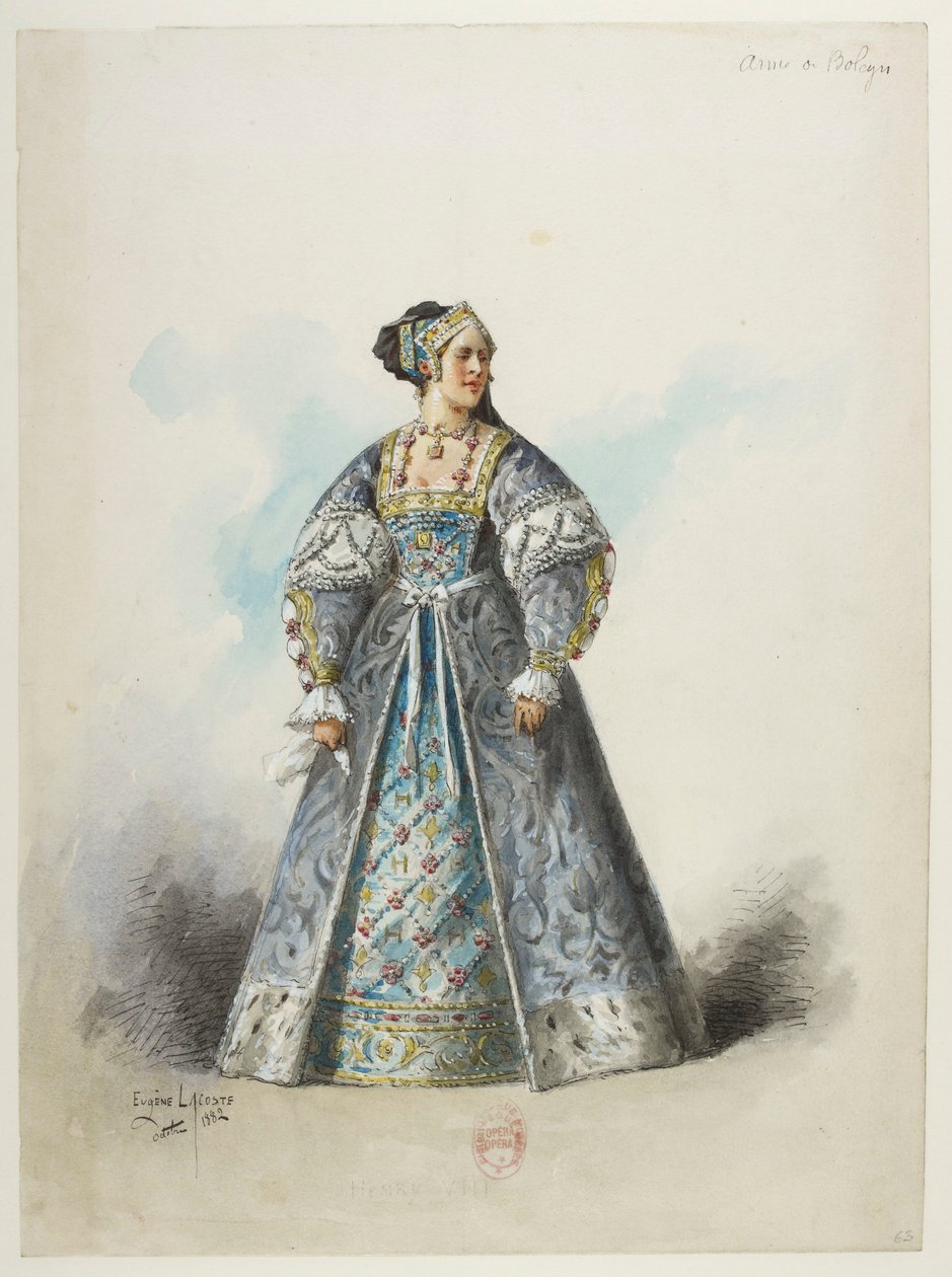 Kostumemodeller - Lacoste - 63. Anne de Boleyn af Eugene Lacoste