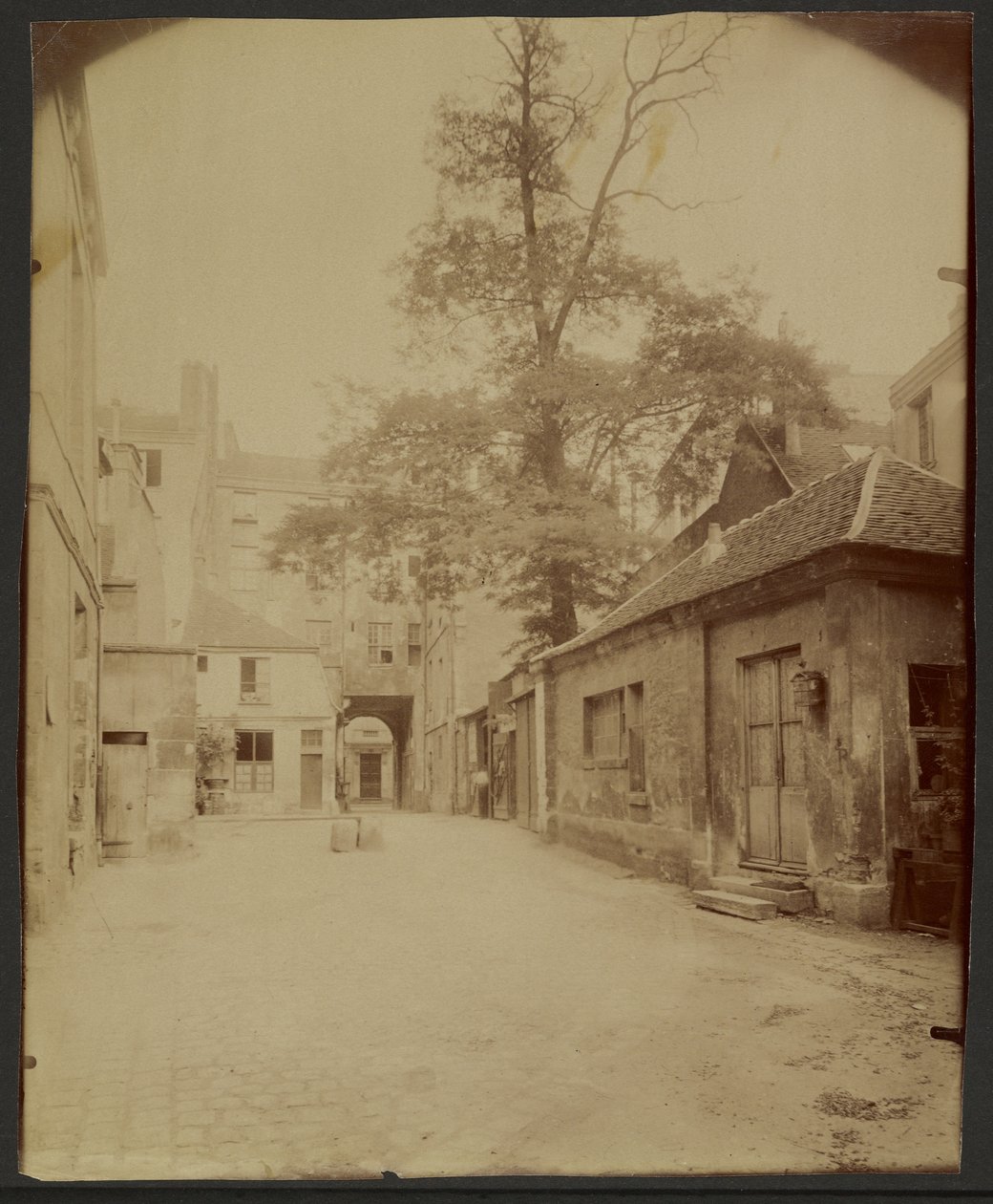 Tidligere karmeliterkloster, Rue Saint-Jacques, Va Disparaître af Eugène Atget