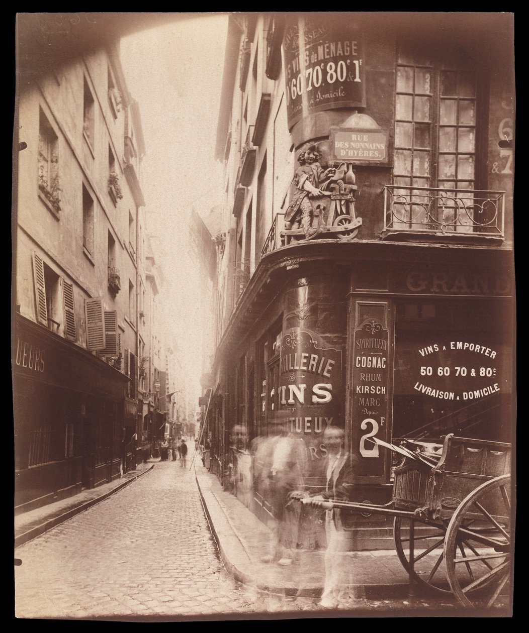 Rue des Nonnains af Eugène Atget