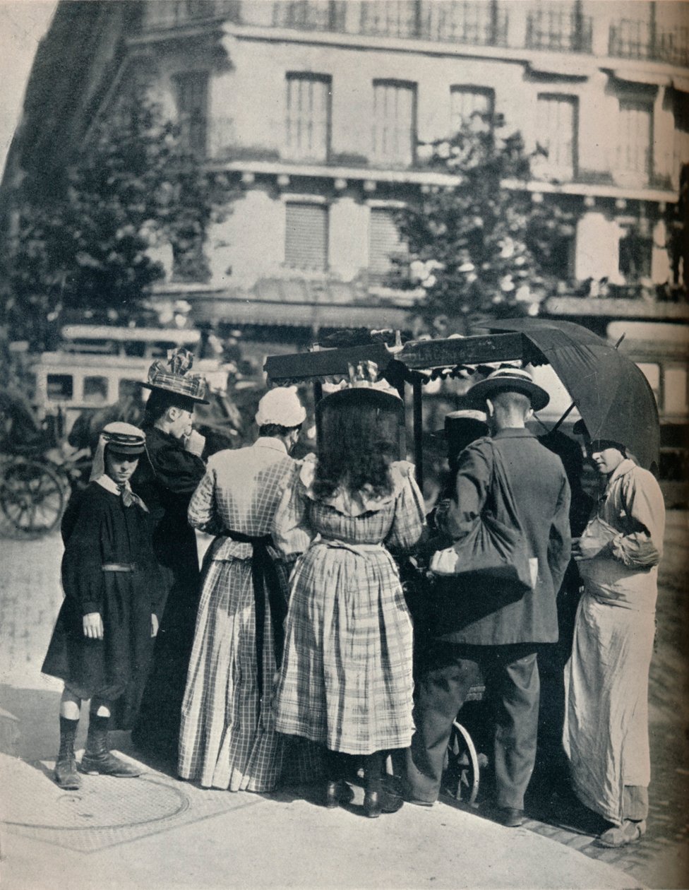 Gadescene, c1877-1927, 1929 af Eugène Atget