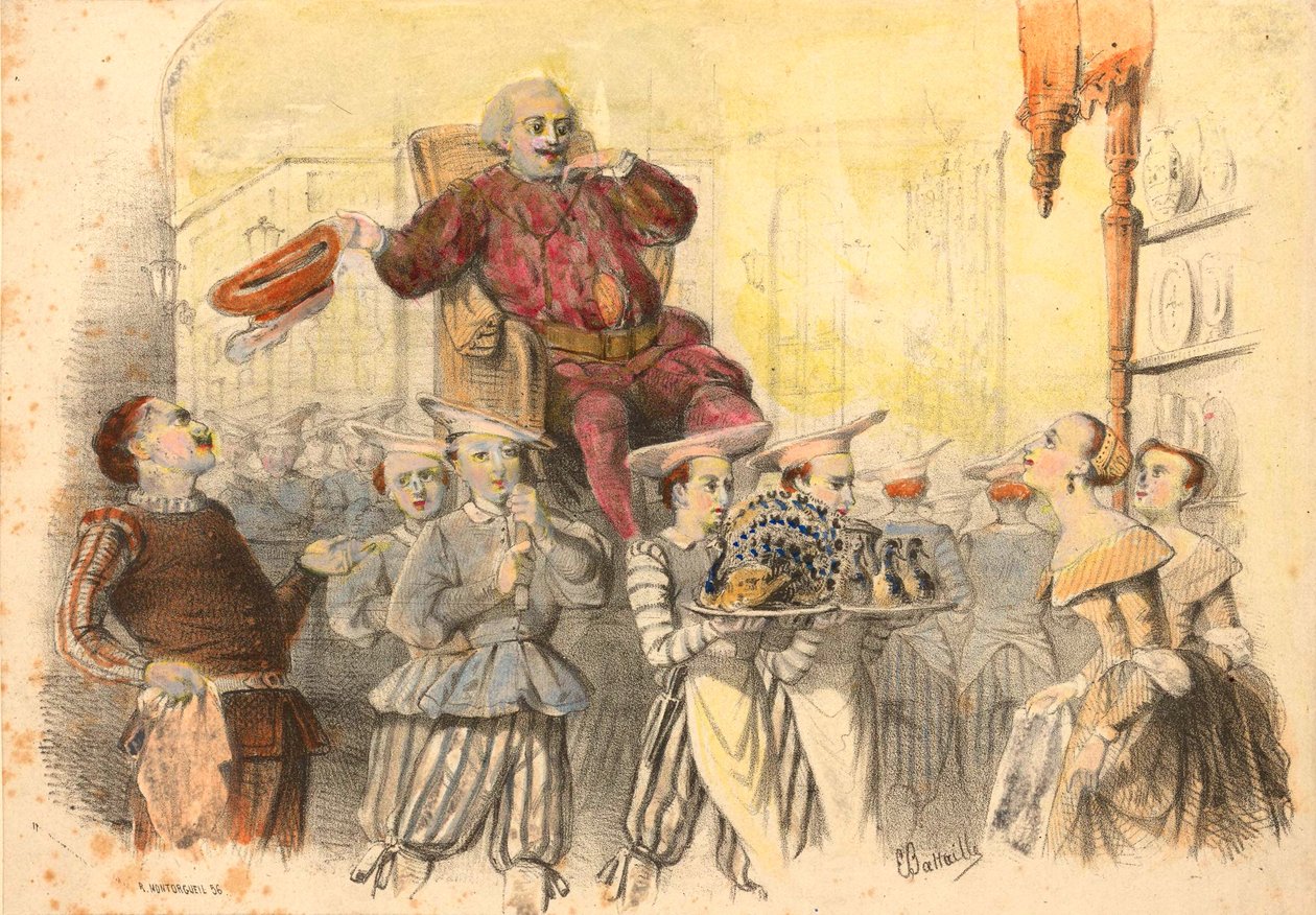 Ambroise Thomas - En skærsommernatsdrøm - Charles Battaille som Falstaff (tilpasset) af Eugene Battaille