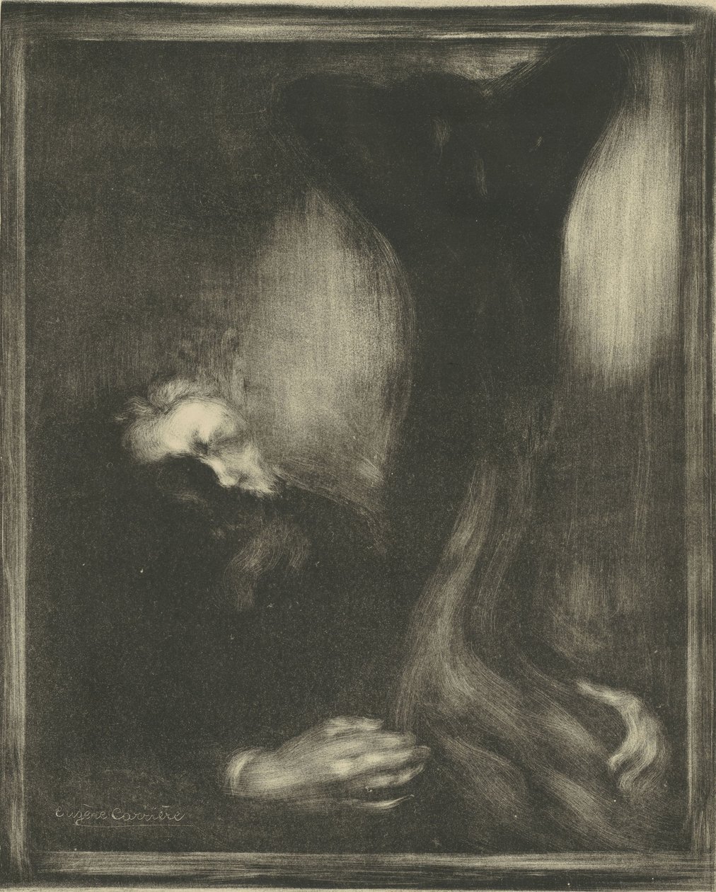 Auguste Rodin, 1900. af Eugène Carrière