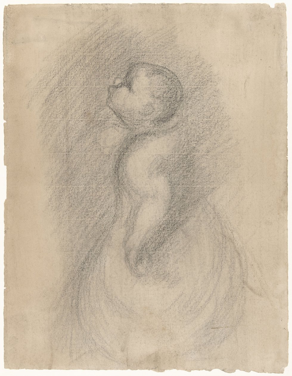 Baby, set fra siden af Eugène Carrière