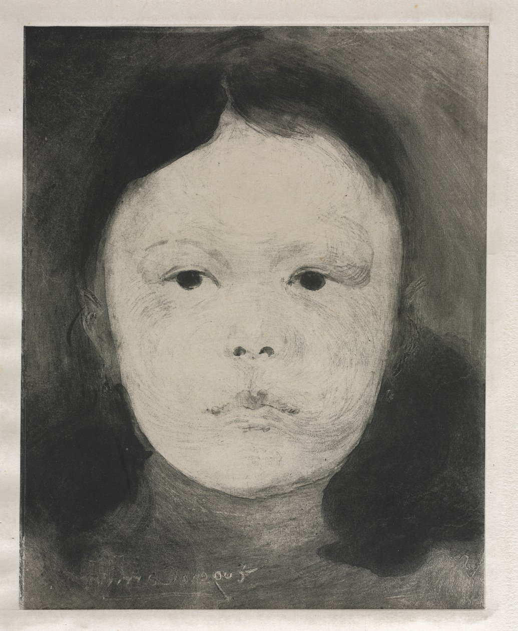 Marguerite Carriere, 1890. af Eugène Carrière