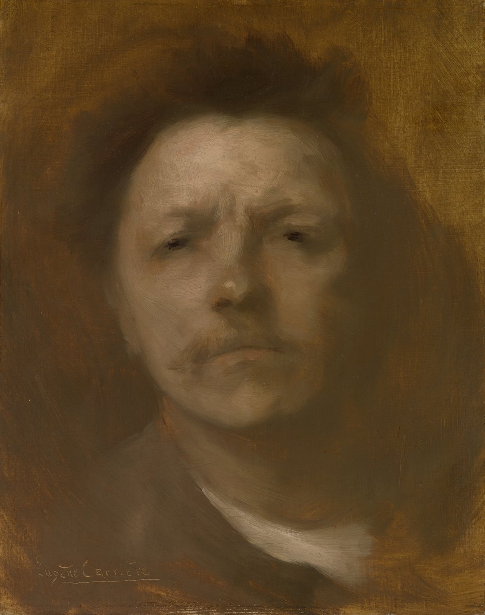 Selvportræt, ca. 1893. af Eugène Carrière