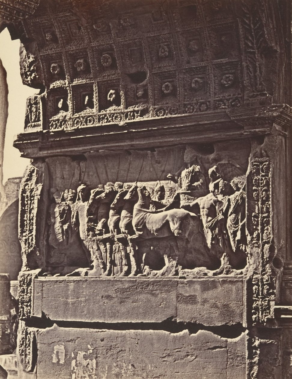 Basrelief af Titusbuen, 1848-52. af Eugène Constant